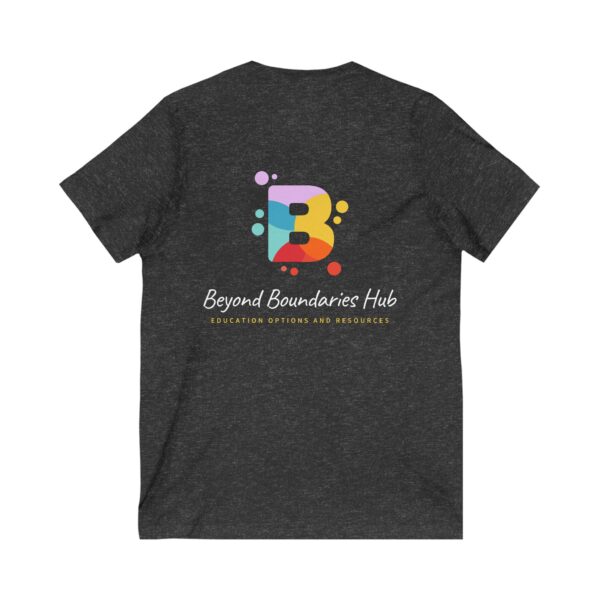 Unisex Jersey Short Sleeve V-Neck Tee - Image 6