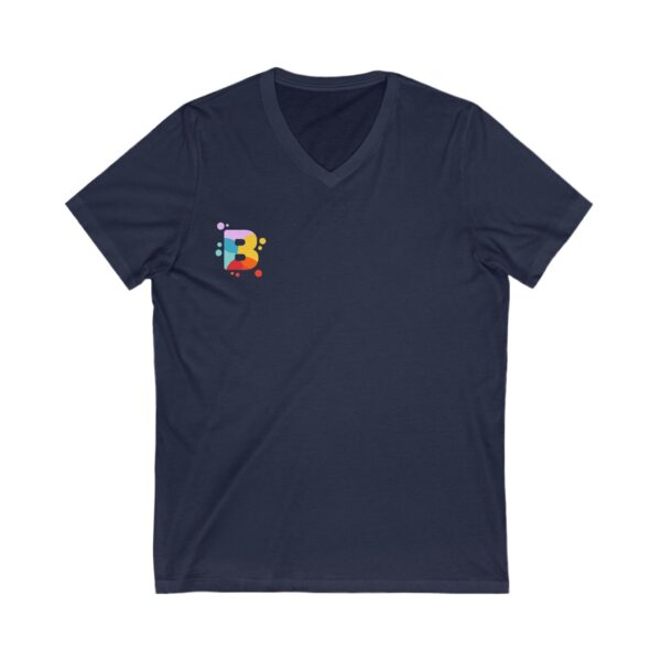 Unisex Jersey Short Sleeve V-Neck Tee - Image 7