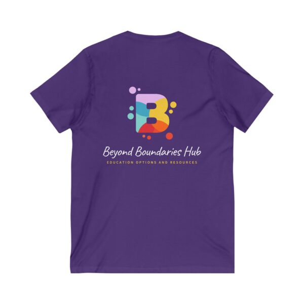Unisex Jersey Short Sleeve V-Neck Tee - Image 10