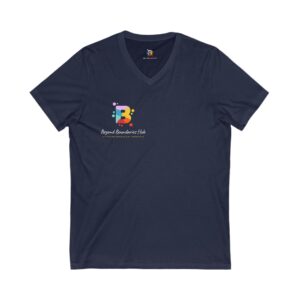 Unisex Jersey Short Sleeve V-Neck Tee